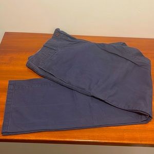Gap Lived-In Straight Blue Khaki Pants W:32 L:30